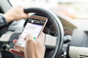 texting while driving accident